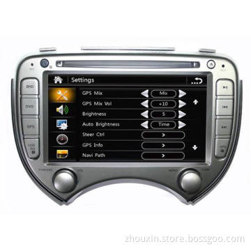 dvd de navegacao GPS Bluetooth ISDB-T dvbt estereo de radio de TV para NISSAN MARCH